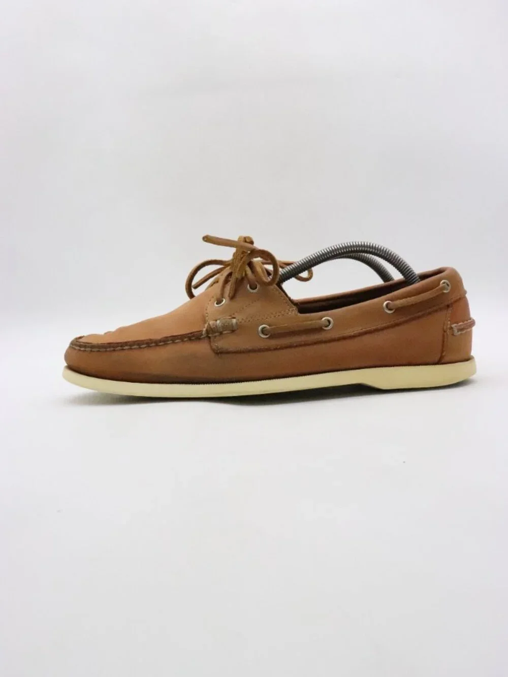 Allen Edmonds Maritime Boat Shoes Men's Size 10.5 D Brown Leather Moc Slip-On